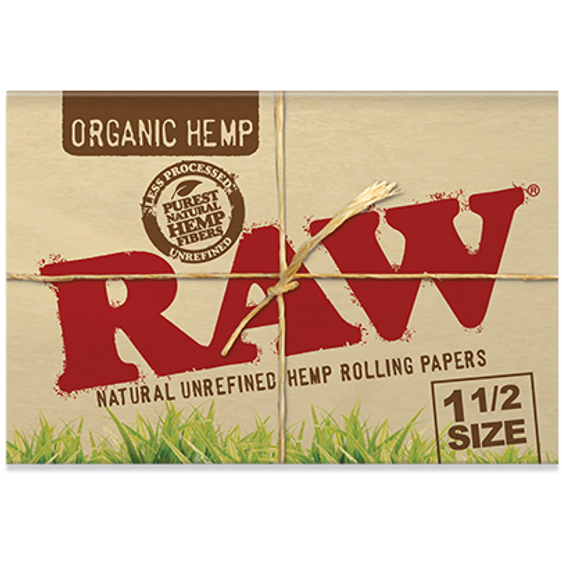 RAW Organic Rolling Papers - 1½