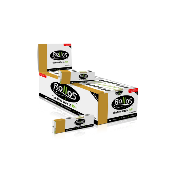 Rollos Rolling Paper Gold Edition (1-1/4) - Lighter USA