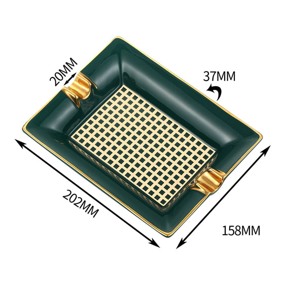 Elegant Ceramic Cigar Ashtray