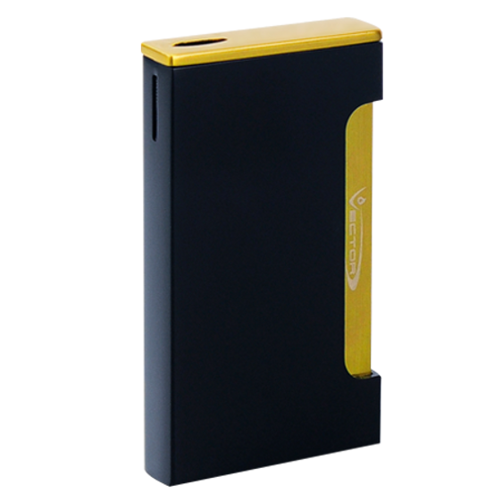 Vector Spade Turbo Flat Flame Torch Lighter - Anodized Matte Black