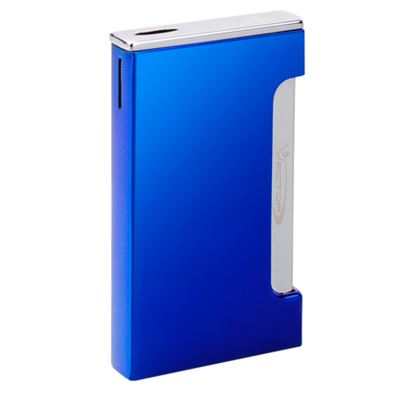 Vector Spade Turbo Flat Flame Torch Lighter Sparkle Blue