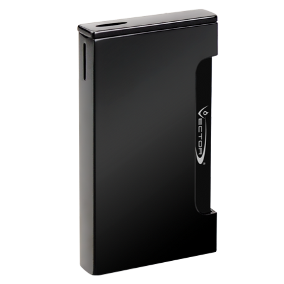 Vector Spade Turbo Flat Flame Torch Lighter - Sparkle Black