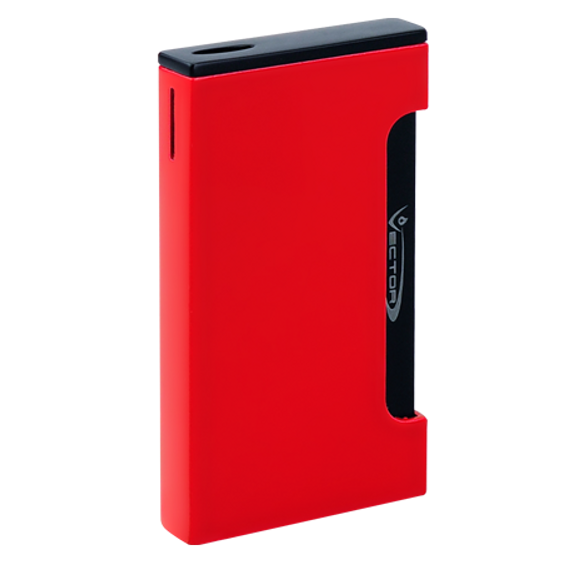 Vector Spade Turbo Flat Flame Torch Lighter - Red Lacquer