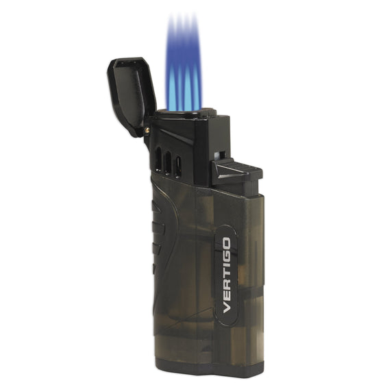 Vertigo Stinger 2 Quad Torch Lighter w/ Cigar Punch