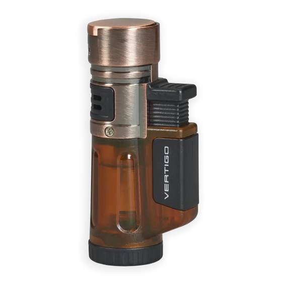 Vertigo Blizzard Triple Torch Flame Lighter - Amber