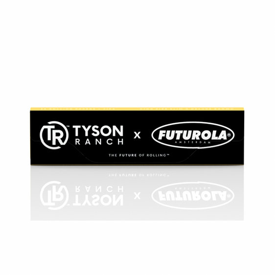 Tyson Ranch X Futurola 1¼ Rolling Papers + Perforated Tips- UNIT