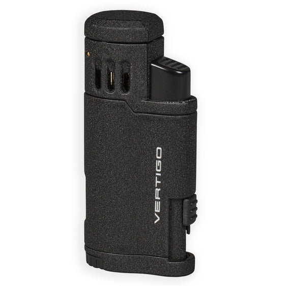 Vertigo Ultra Vector Triple Flame Lighter - Black