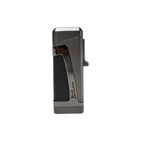 Jetline Hurricane II Triple Torch Lighter - Gunmetal