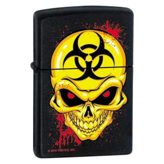 Zippo Lighter - Biohazard Skull