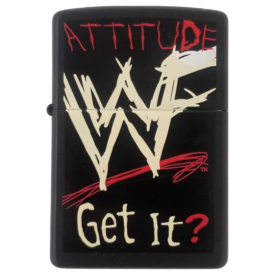 Zippo Lighter - Vintage WWF Attitude Get It