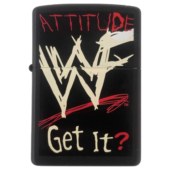 Zippo Lighter - Vintage WWF Attitude Get It