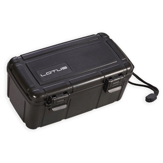 Lotus Travel Humidor - 15-Stick Black