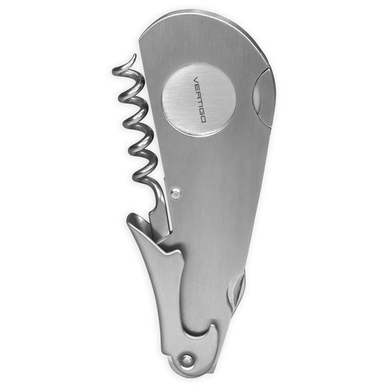 Vertigo Metal Cigar Cutters - Cigar Buddy 56 Corkscrew Gauge