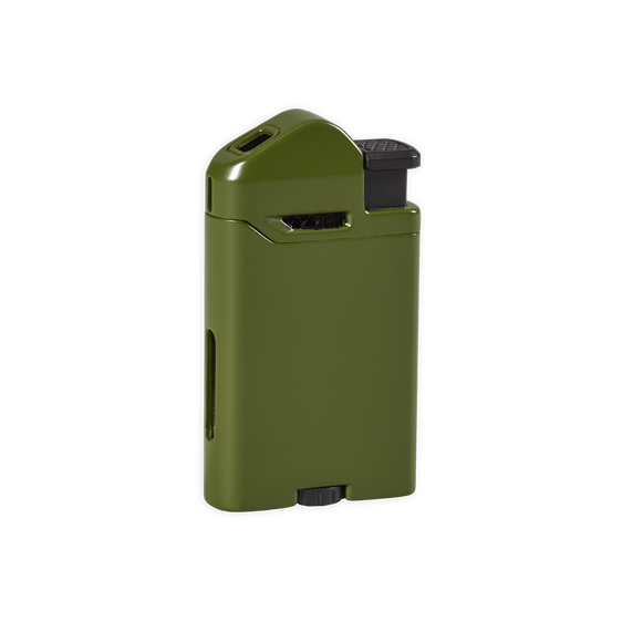 Vertigo Page Flat Flame Lighter - Military Green