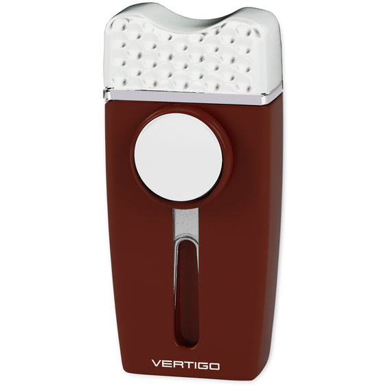 Vertigo Tee Time Golf Single Flame Torch Lighter - Brown