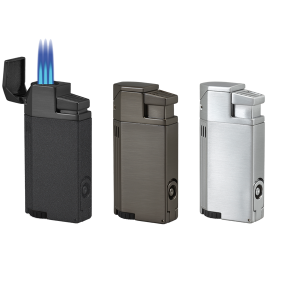 Vertigo Windsor Triple Torch Lighter w/ Cigar Punch
