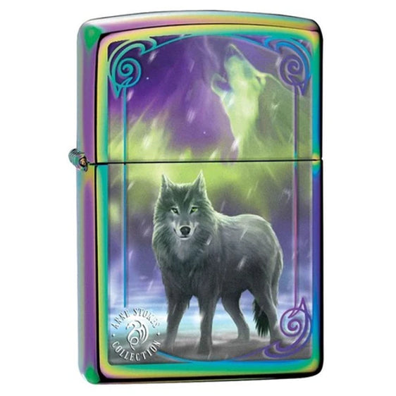 Zippo Lighter - Anne Strokes Wolf