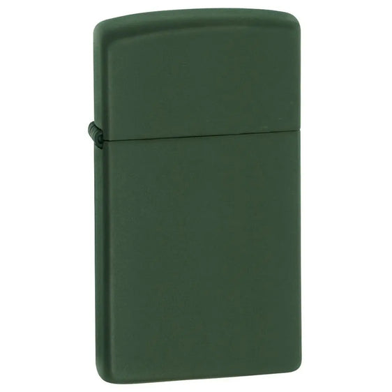 Zippo Lighter - Slim Green Matte