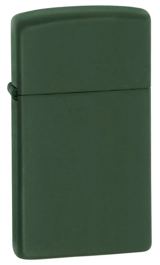 Zippo Lighter - Slim Green Matte