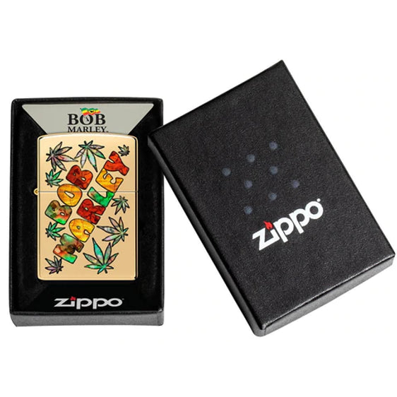 Zippo Lighter - Bob Marley Cannabis