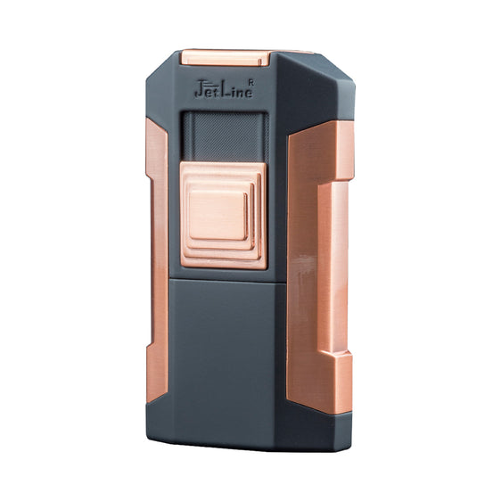 Jetline Avalanche Quadruple Table Torch Lighter - Copper w Black
