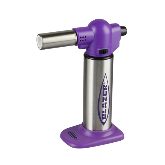 Big Buddy Turbo Torch Table Lighter by Blazer - Purple