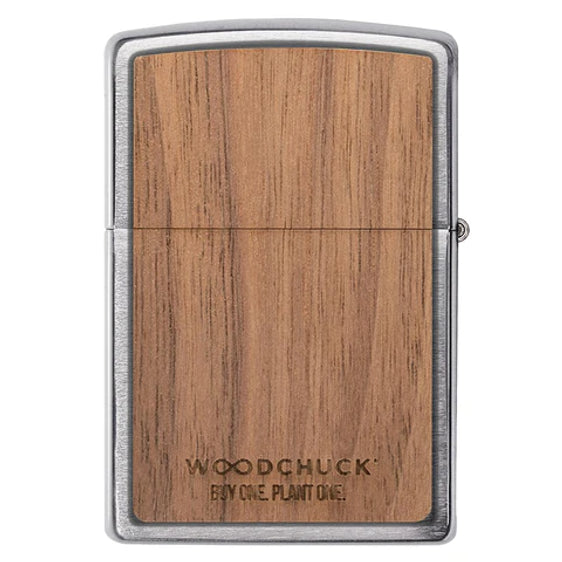 Zippo Lighter - Woodchuck Walnut Leaves