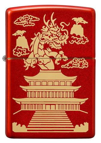 Zippo Lighter - Chinese Towering Dragon