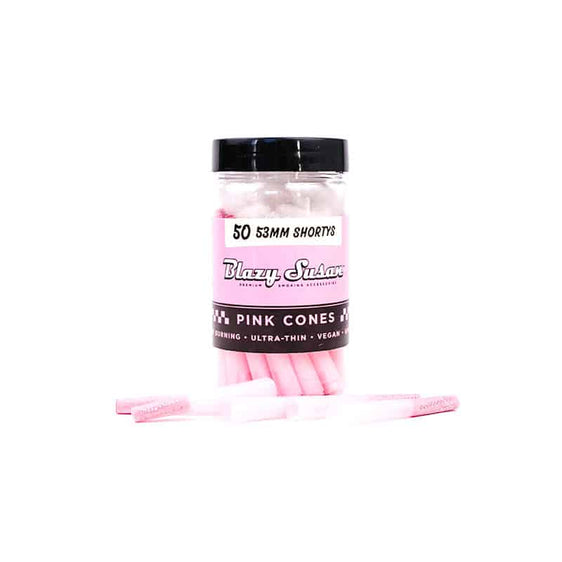 Blazy Susan Shorty Pink Pre Rolled Cones - 50 Count