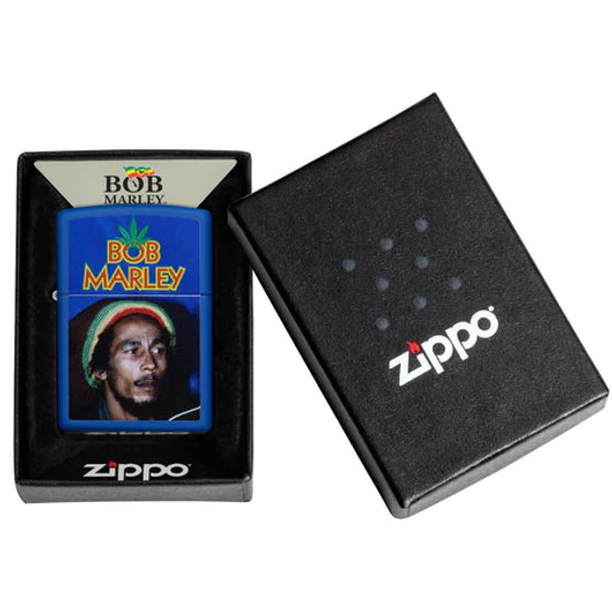 Zippo Lighter - Bob Marley Royal Blue - Lighter USA