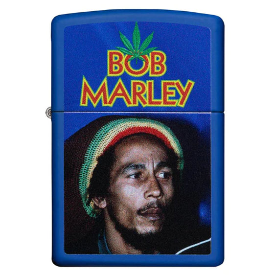 Zippo Lighter - Bob Marley Royal Blue - Lighter USA