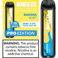 Breeze Pro Disposable Pod Vape Flavor - Banana Mint