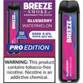 Breeze Pro Disposable Pod Vape Flavor - Blueberry Watermelon