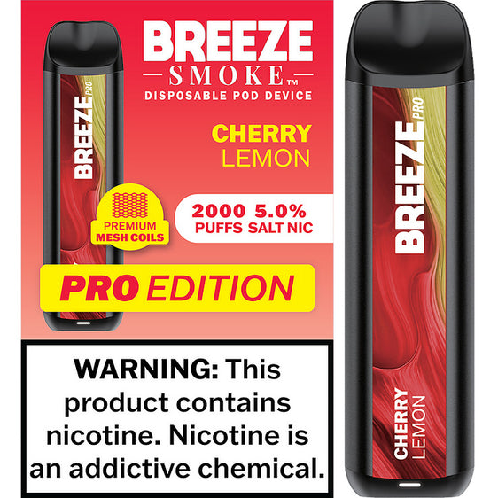 Breeze Pro Disposable Vape - Cherry Lemon