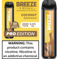 Breeze Pro Disposable Pod Vape Flavor - Coconut Banana