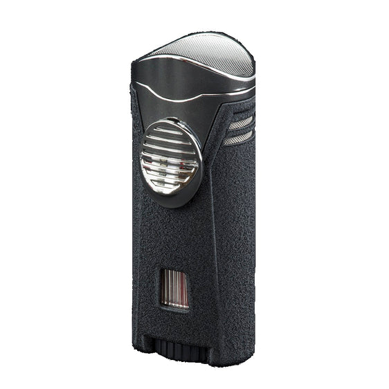 Jetline Bugle Single Flame Pocket Lighter - Black