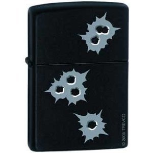 Zippo Lighter - Bullet Holes