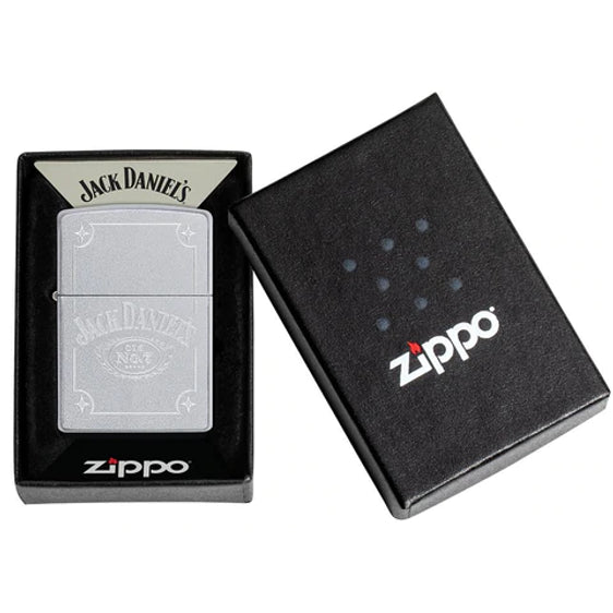 Zippo Lighter - Jack Daniel's Old No. 7 Chrome