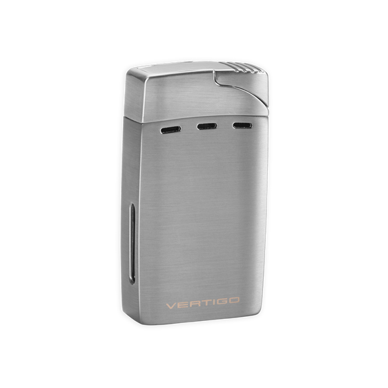 Vertigo Sickle Double Flame Lighter - Chrome