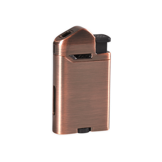 Vertigo Page Flat Flame Lighter - Brushed Copper