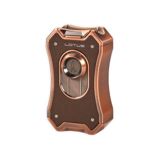 Lotus Emperor Quad Flame Table Top Lighter - Copper