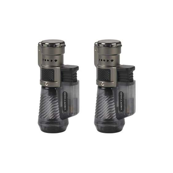 Vertigo Cyclone Triple Torch Lighter Clear - UNIT