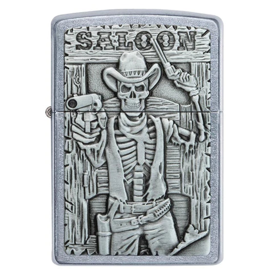 Zippo Lighter - Saloon Skull