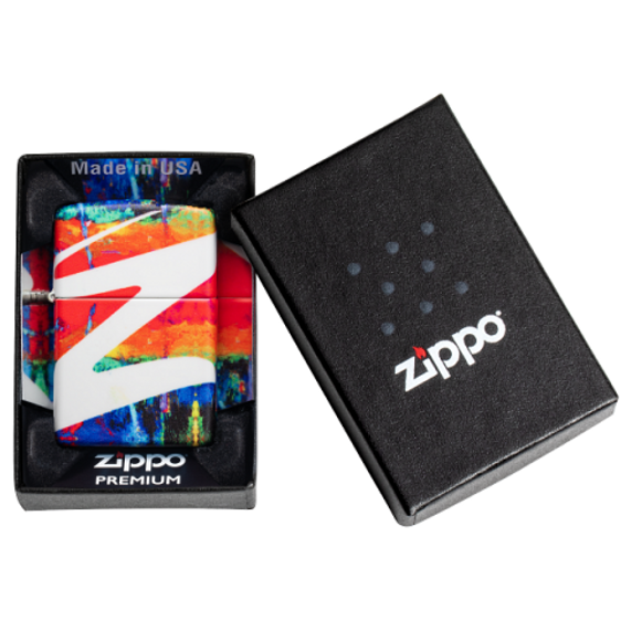 Zippo Lighter - Drippy Z Design