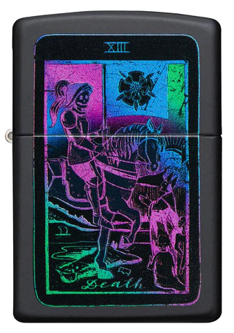 Zippo Lighter - Black Light Tarot Card
