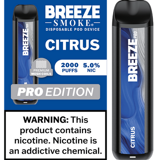 Breeze Pro Disposable Vape - Citrus