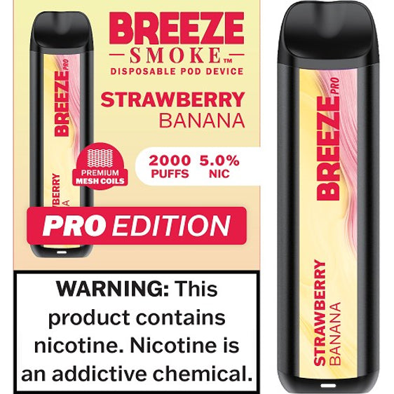 Breeze Pro Disposable Vape - Strawberry Banana