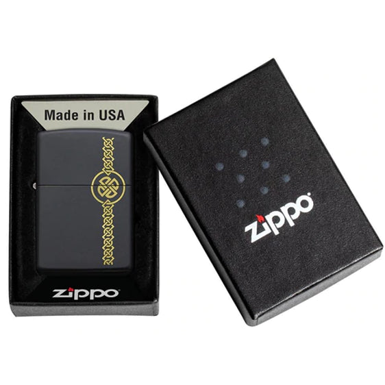 Zippo Lighter - Celtic Braid Weave