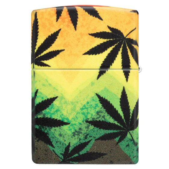 Zippo Lighter - Floating Cannabis