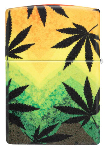 Zippo Lighter - Floating Cannabis